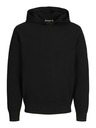 Jack & Jones Černý pánský svetr s kapucí Jack & Jones Aero