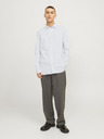 Jack & Jones Bílo-modrá pánská pruhovaná košile Jack & Jones Bushwick