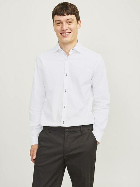 Jack & Jones Bílá pánská košile Jack & Jones