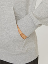 Jack & Jones Světle šedá pánská mikina s kapucí Jack & Jones Outdoor