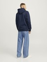 Jack & Jones Tmavě modrá pánská mikina s kapucí Jack & Jones Outdoor