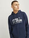 Jack & Jones Tmavě modrá pánská mikina s kapucí Jack & Jones Outdoor