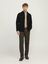 Jack & Jones Černá pánská lehká košilová bunda Jack & Jones Raymond