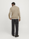 Jack & Jones Béžový pánský svetr na zip Jack & Jones Milano
