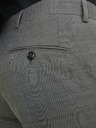 Jack & Jones Tmavě šedé pánské oblekové kalhoty s příměsí vlny Jack & Jones Solaris