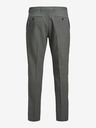 Jack & Jones Tmavě šedé pánské oblekové kalhoty s příměsí vlny Jack & Jones Solaris