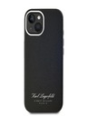 Karl Lagerfeld Grained PU Hotel RSG Zadní Kryt pro iPhone 15 Black Karl Lagerfeld