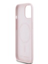 Karl Lagerfeld Liquid Silicone Karl and Choupette Magsafe Zadní Kryt pro iPhone 15 Pink Karl Lagerfeld