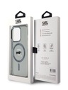 Karl Lagerfeld Karl Lagerfeld IML Karl Head Metal Frame MagSafe Zadní Kryt pro iPhone 15 Pro Max Black