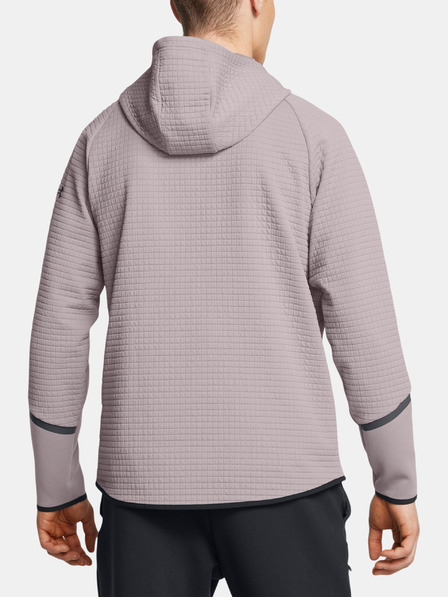 Under Armour Pánská mikina Under Armour UA Unstoppable Flc Grid FZ-GRY