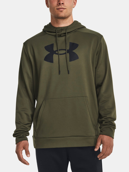 Under Armour Pánská mikina Under Armour UA Armour Fleece Big Logo HD-GRN