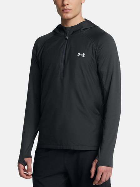 Under Armour Pánská mikina Under Armour UA TRAIL RUN HOODIE-GRY