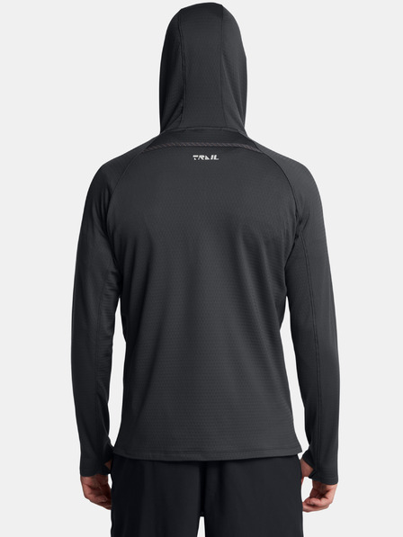 Under Armour Pánská mikina Under Armour UA TRAIL RUN HOODIE-GRY