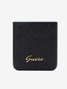 Guess Guess PC/TPU Glitter Flakes Metal Logo Zadní Kryt pro Samsung Galaxy Z Flip 5 Black