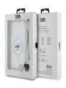 Karl Lagerfeld IML Crossbody Choupette Head MagSafe Zadní Kryt pro iPhone 15 Pro Max Transparent Karl Lagerfeld