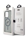Karl Lagerfeld Karl Lagerfeld IML K&CH Heads Metal Frame MagSafe Zadní Kryt pro iPhone 15 Pro Black
