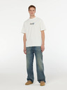Scotch & Soda Bílé pánské tričko Scotch & Soda