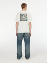 Scotch & Soda Bílé pánské tričko Scotch & Soda