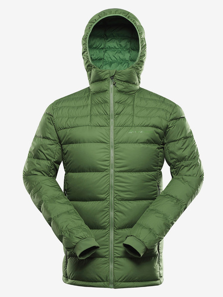 ALPINE PRO Pánská zimní péřová bunda s dwr ALPINE PRO ROGIT treetop