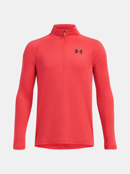 Under Armour Chlapecké tričko Under Armour UA Tech 2.0 1/2 Zip-RED