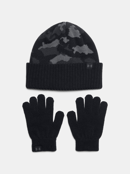 Under Armour Chlapecká čepice Under Armour B Beanie/Glove Combo-BLK
