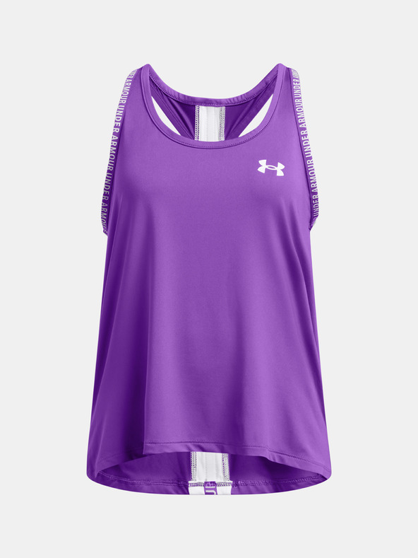 Under Armour Dívčí tílko Under Armour Tech Knockout Tank-PPL