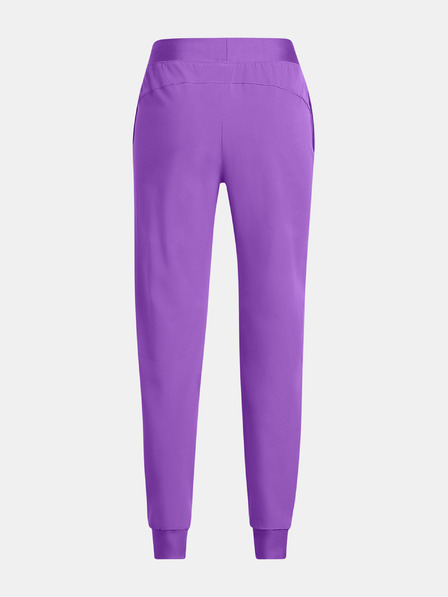 Under Armour Dívčí tepláky Under Armour UA Rival Woven Jogger-PPL