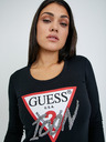 Guess Černé dámské tričko s dlouhým rukávem Guess