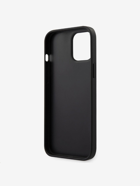 Guess Guess PU 4G Triangle Zadní Kryt pro iPhone 12 Pro Max 6.7 Grey