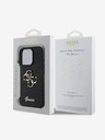 Guess Guess PU Fixed Glitter 4G Metal Logo Zadní Kryt pro iPhone 16 Pro Max Black