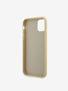 Guess Guess Rhinestones Triangle Metal Logo Kryt pro iPhone 11 Pro Gold