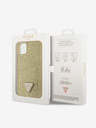Guess Guess Rhinestones Triangle Metal Logo Kryt pro iPhone 11 Pro Gold