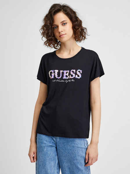 Guess Černé dámské tričko Guess
