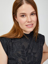 Guess Černá květovaná halenka Guess Jacotte