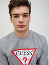 Guess Šedá pánská mikina Guess Audley