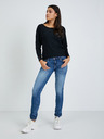 Guess Modré dámské slim fit džíny Guess Curve X