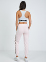 Guess Světle šedá žíhaná sportovní podprsenka Guess Aline