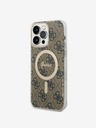 Guess Guess IML 4G MagSafe Zadní Kryt pro iPhone 14 Pro Max Brown