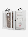 Guess Guess PU 4G Metal Logo Zadní Kryt pro iPhone 11 Brown