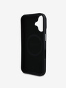 Guess Guess PU Grained Triangle Logo Zadní Kryt pro iPhone 16 Black
