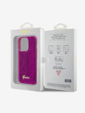 Guess Guess Sequin Script Logo Zadní Kryt pro iPhone 15 Pro Max Magenta