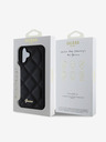 Guess Guess PU Leather Quilted Zadní Kryt pro iPhone 16 Black