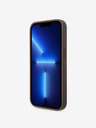 Guess Guess PU 4G Metal Logo Zadní Kryt pro iPhone 15 Pro Brown