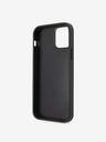 Guess Guess PU 4G Metal Logo Zadní Kryt pro iPhone 12 Pro Max Grey