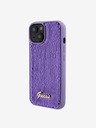 Guess Guess Sequin Script Logo Zadní Kryt pro iPhone 15 Plus Purple