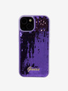 Guess Guess Sequin Script Logo Zadní Kryt pro iPhone 15 Plus Purple