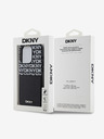 DKNY PU Leather Repeat Pattern Card Pocket Zadní Kryt pro iPhone 14 Pro Black DKNY