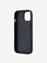 DKNY PU Leather Silver Metal Logo Magsafe Zadní Kryt pro iPhone 13 Black DKNY