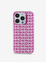 DKNY PC/TPU Repeat Pattern Zadní Kryt pro iPhone 15 Pro Max Pink DKNY