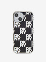 DKNY PC/TPU Checkered Pattern Zadní Kryt pro iPhone 14 Black DKNY